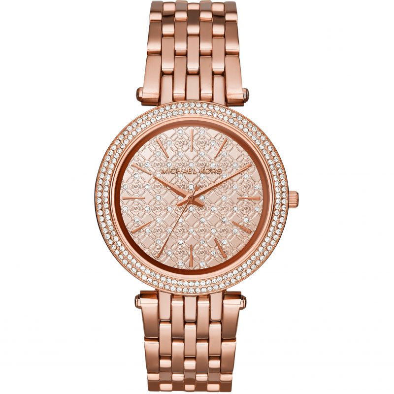 Michael Kors Ladies Darci Rose Gold Watch - MK3399
